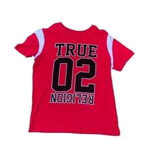 True Religion Shirt Big Logo XXXL Red True Back